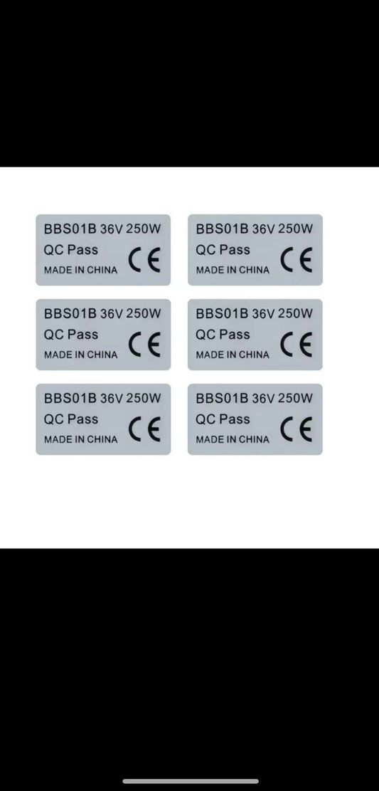 36v 250w stickers